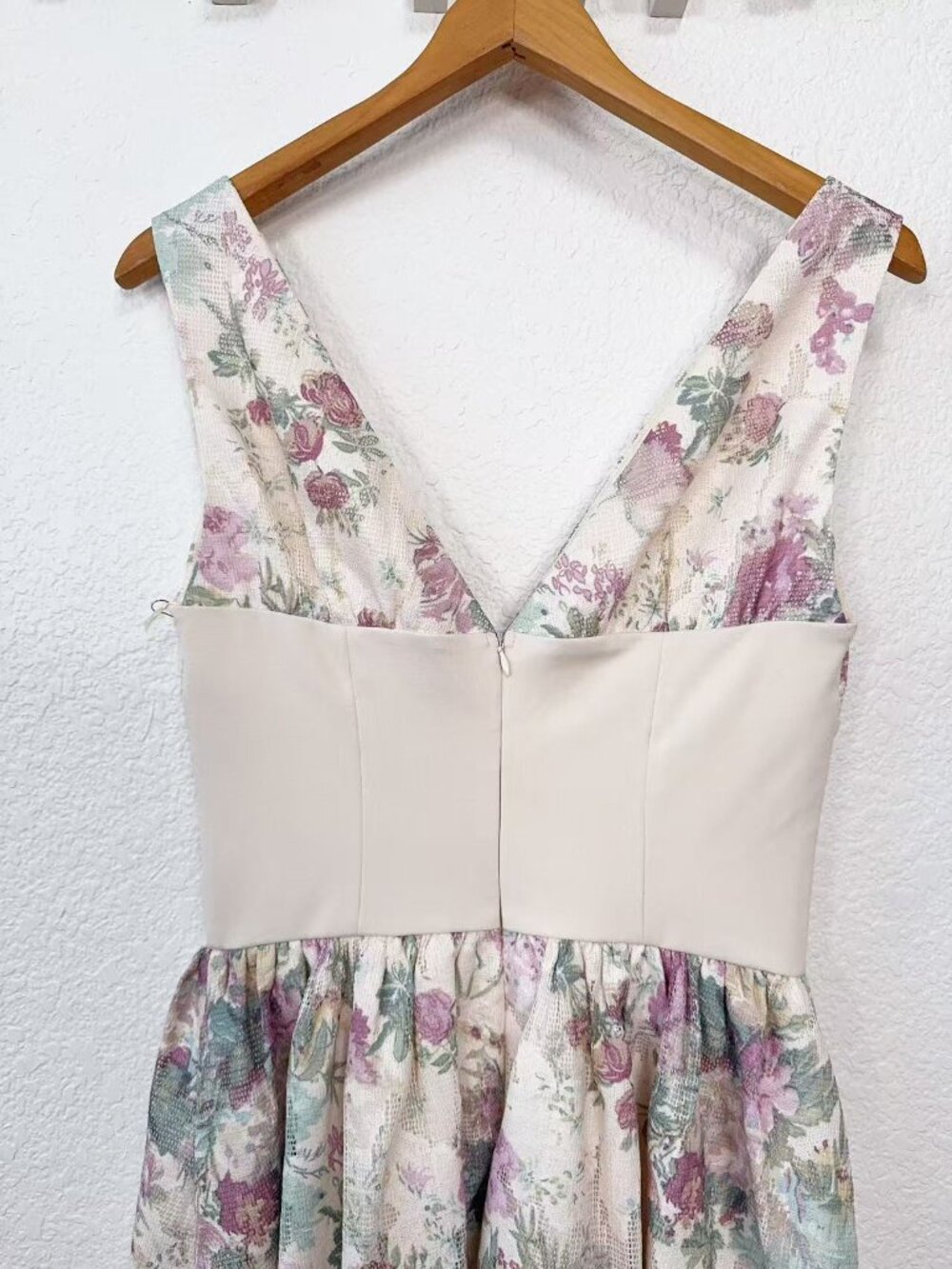 Arose Studio Grace Sleeveless Plain Corset Waist Mini Dress $158 One Size - Picture 5 of 7